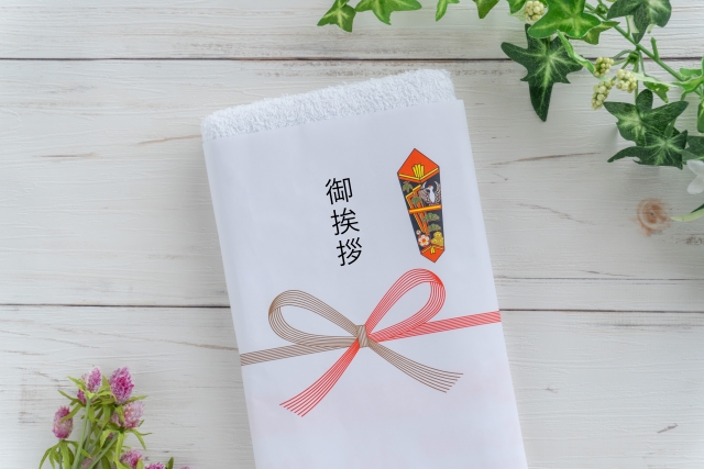 アパート　入居　挨拶